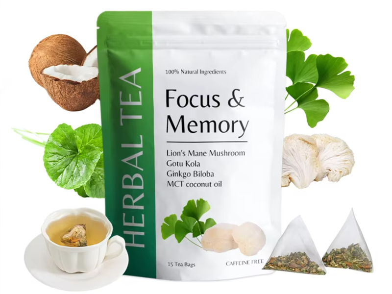 Focus & Memory Herbal Tea: Enhance Cognitive Function with OEM Support